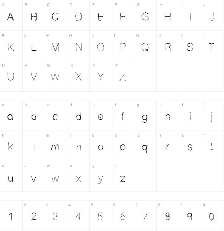 MB Scribbles字体