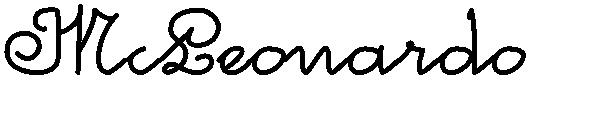 McLeonardo字体