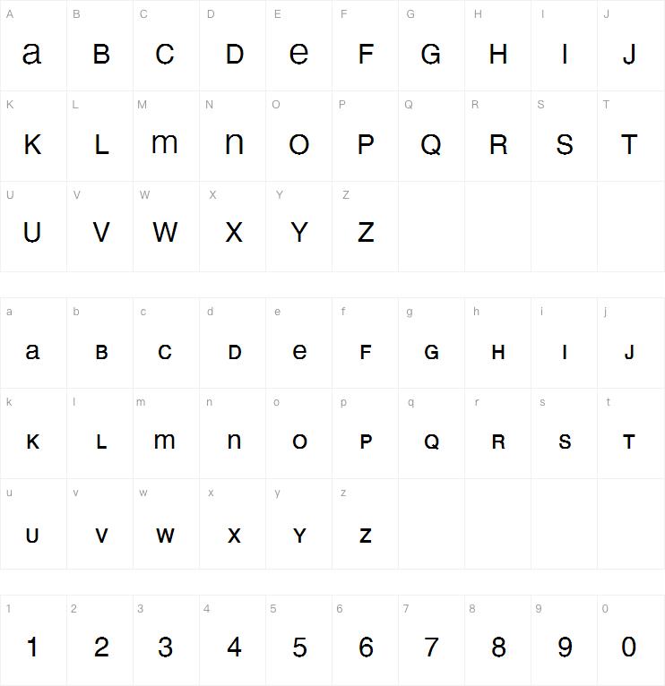 Mean 26 Sans字体