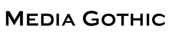 Media Gothic字体