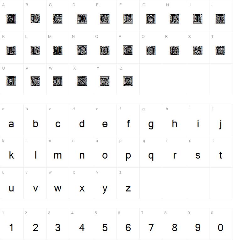 Medieval Victoriana字体