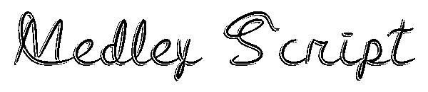 Medley Script字体