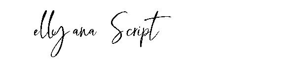 Mellyana Script字体