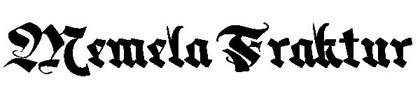 Memela Fraktur字体