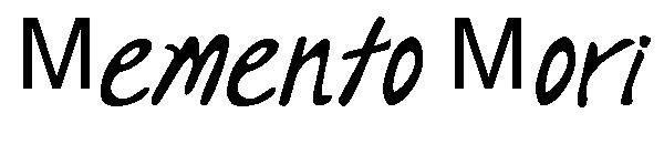 Memento Mori字体