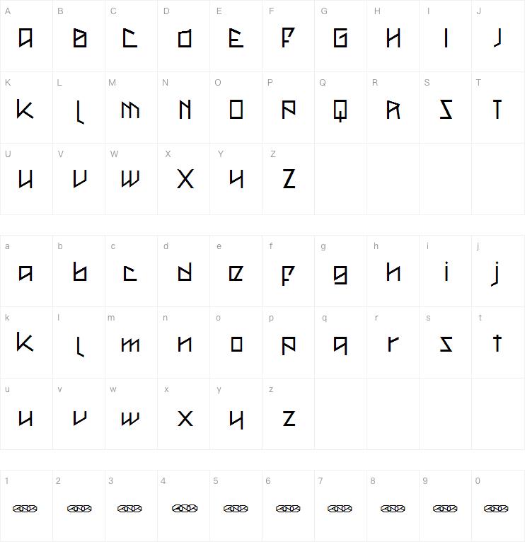 Metal as in heavy字体