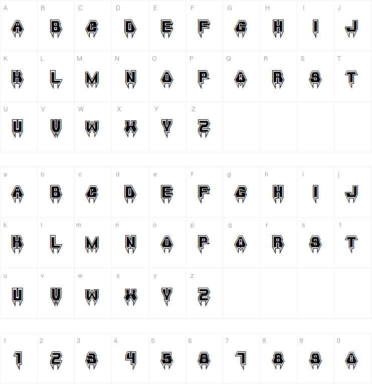 Metal Vampire字体