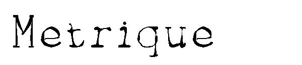 Metrique字体