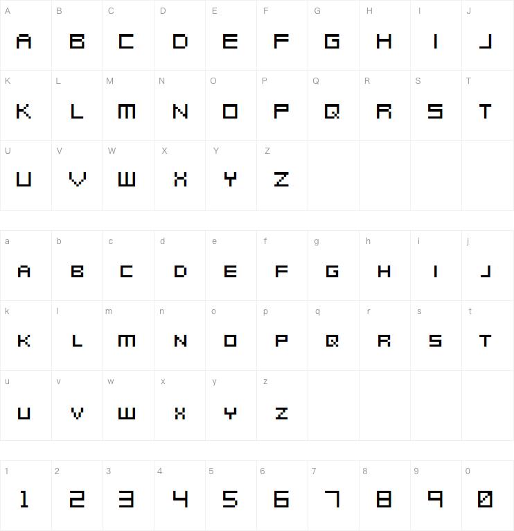 Metroid Prime Hunters字体