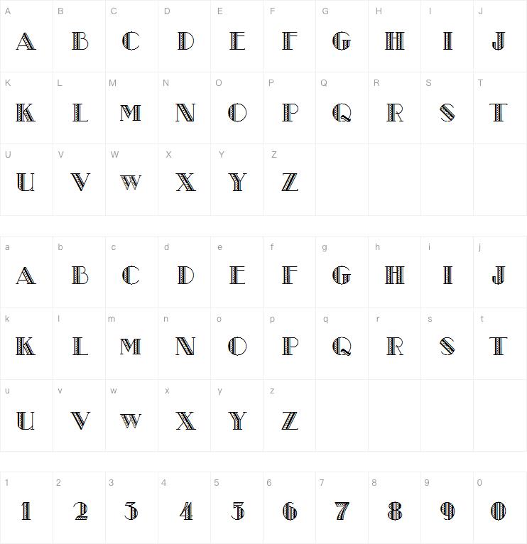 Metro Retro NF字体