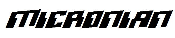 Micronian字体
