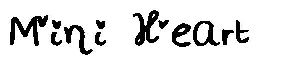 Mini Heart字体