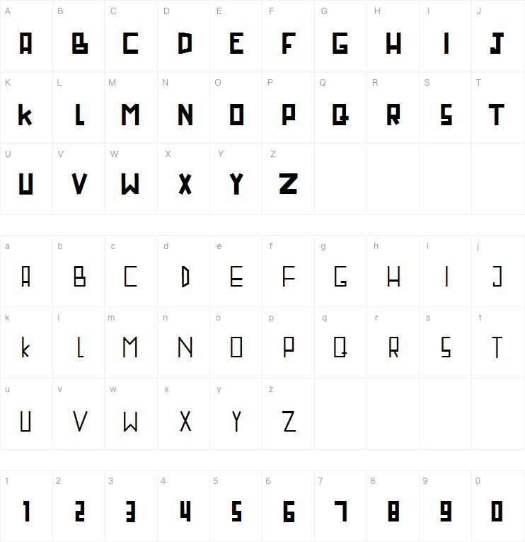 Minirus字体