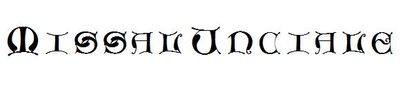 Missal Unciale字体