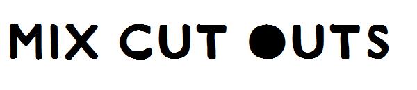 Mix Cut Outs字体