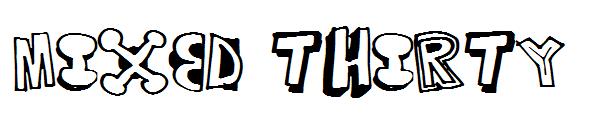 Mixed Thirty字体