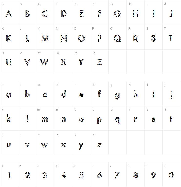 Mix Spotted字体
