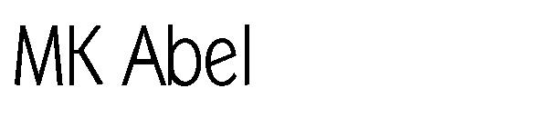 MK Abel字体