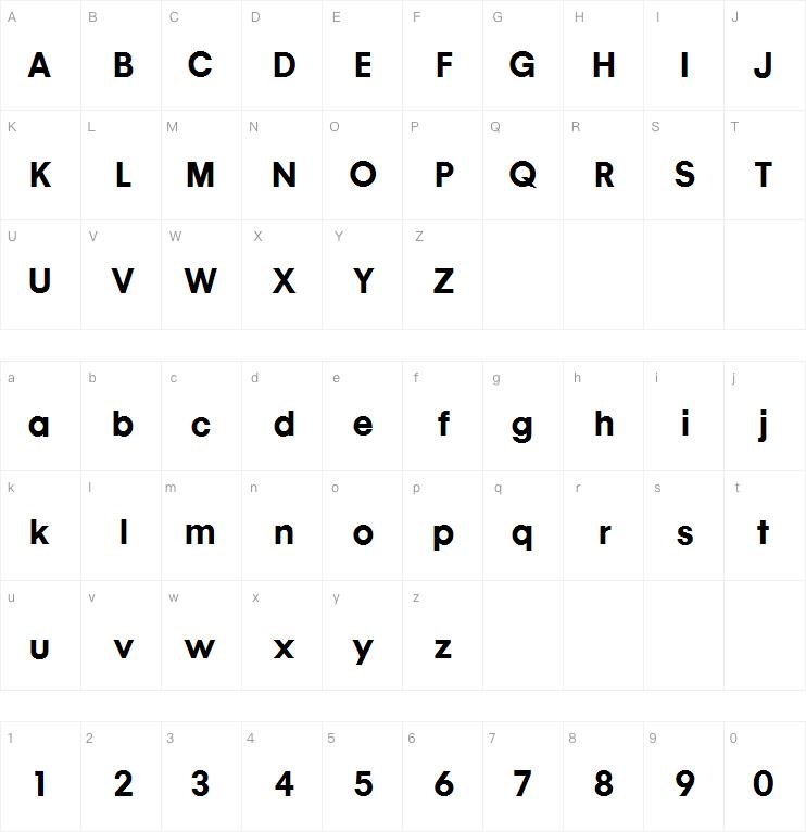 MobilGraphics Regular字体