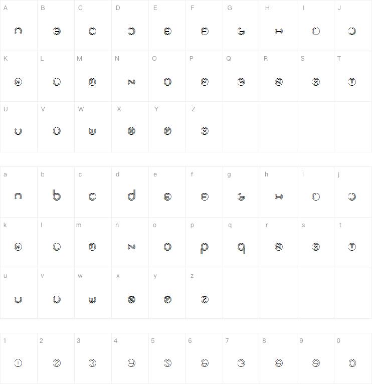Modern Ringflash字体