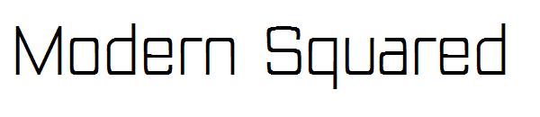 Modern Squared字体