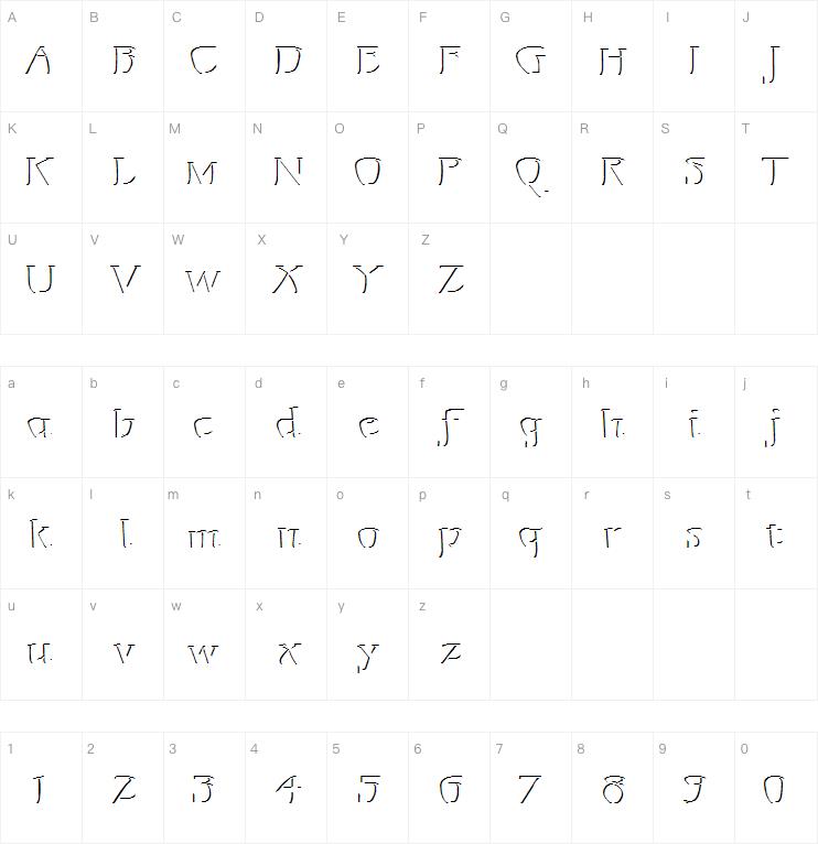 Mojacalo Relief字体