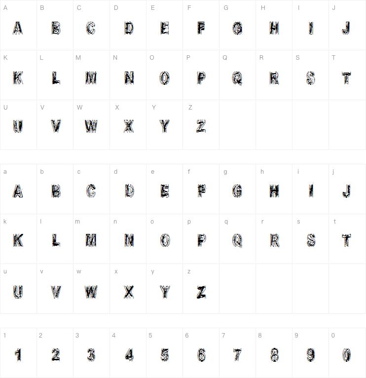 Molienda de piedra字体