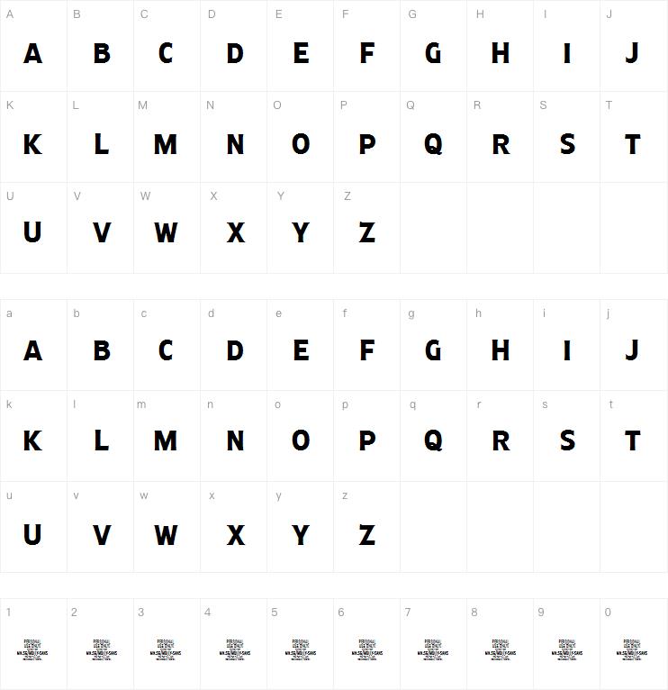 Molly Sans C PERSONAL Bold字体