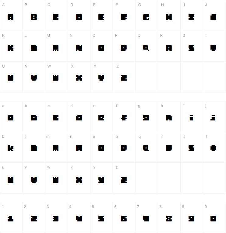 Monosquare字体