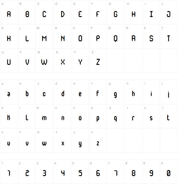 Monster of South St字体