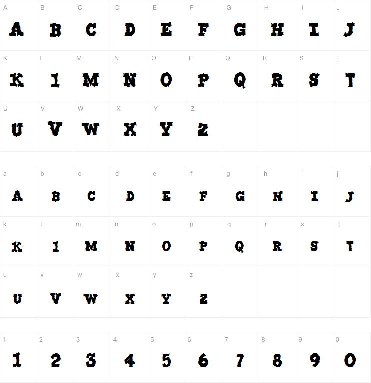 Monstruo Jedagraphicx字体