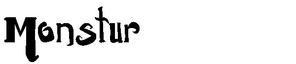 Monstur字体