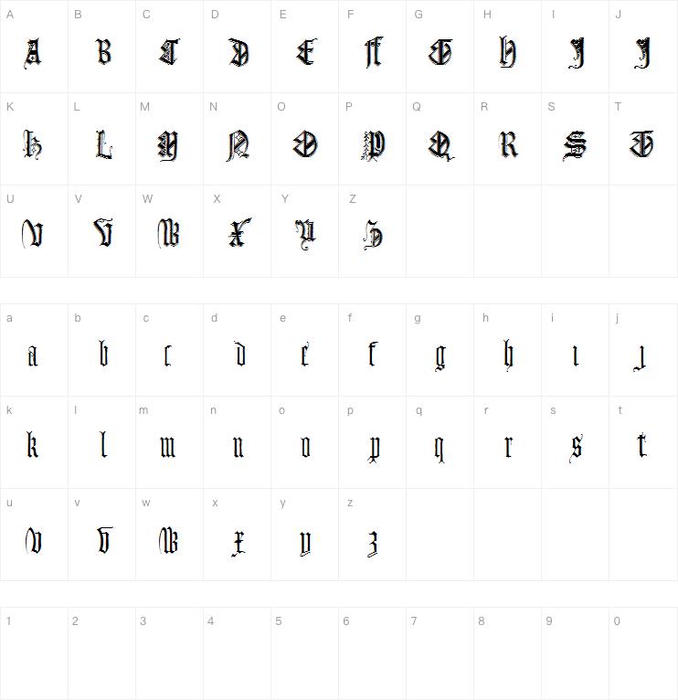 Monumental Gothic字体