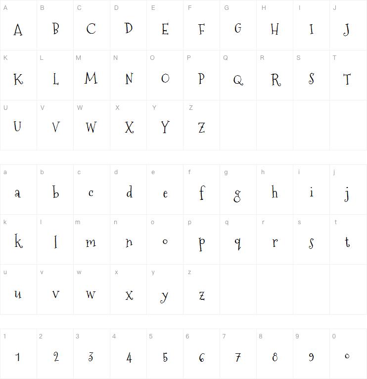 Mountains of Christmas字体
