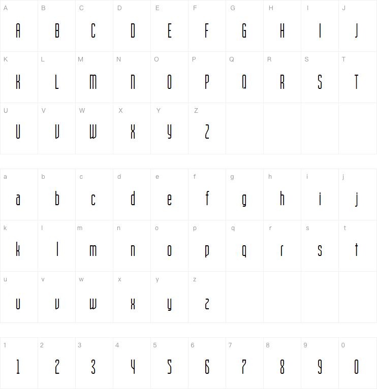 Movie Title AH字体