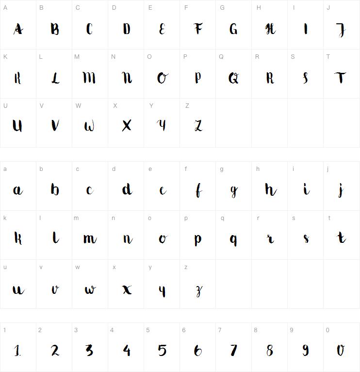 Movus BrushPen字体