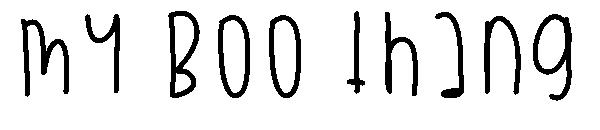 My Boo Thang字体