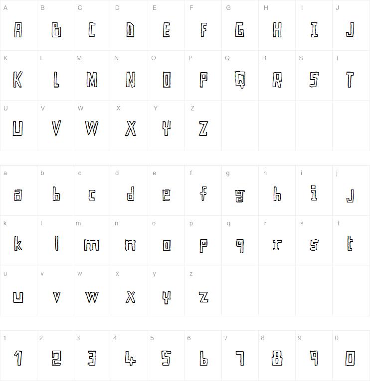 My Eyes Are Twice字体