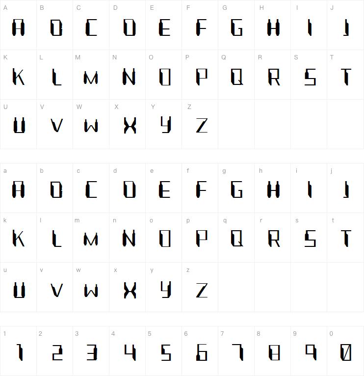 Nanonaut字体