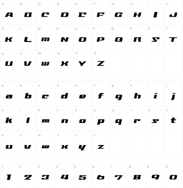 Nationalyze字体