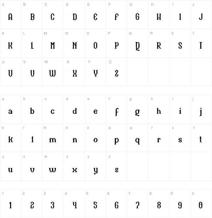 Naula字体