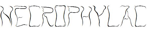 Necrophylac字体