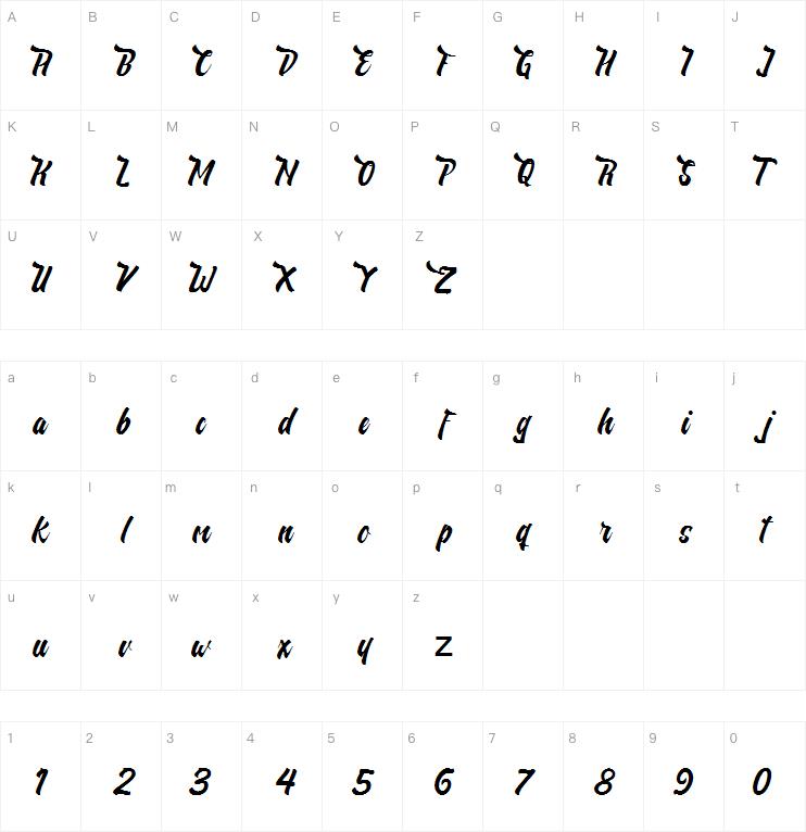 Nelda字体