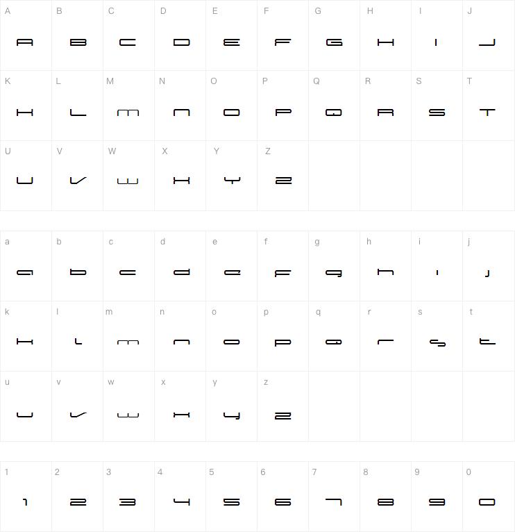 Neutronica Geometric字体