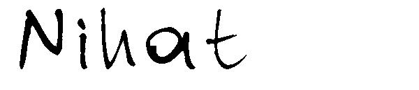 Nihat字体