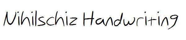 Nihilschiz Handwriting