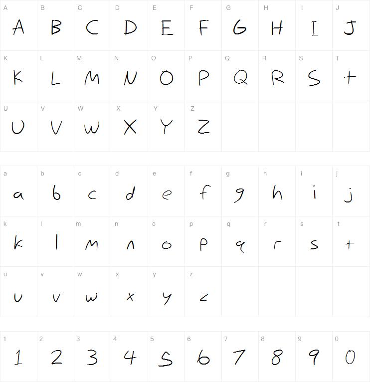 Nihilschiz Handwriting字体