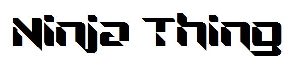 Ninja Thing字体