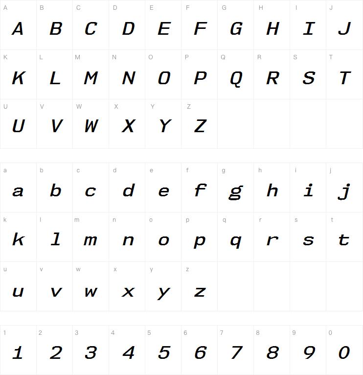 NK57 Monospace字体