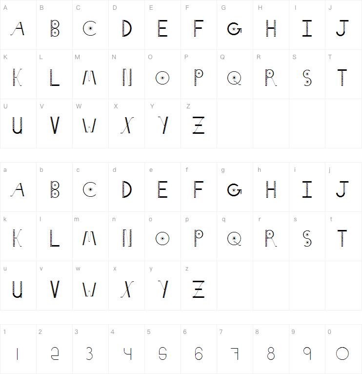 Notch Eight字体